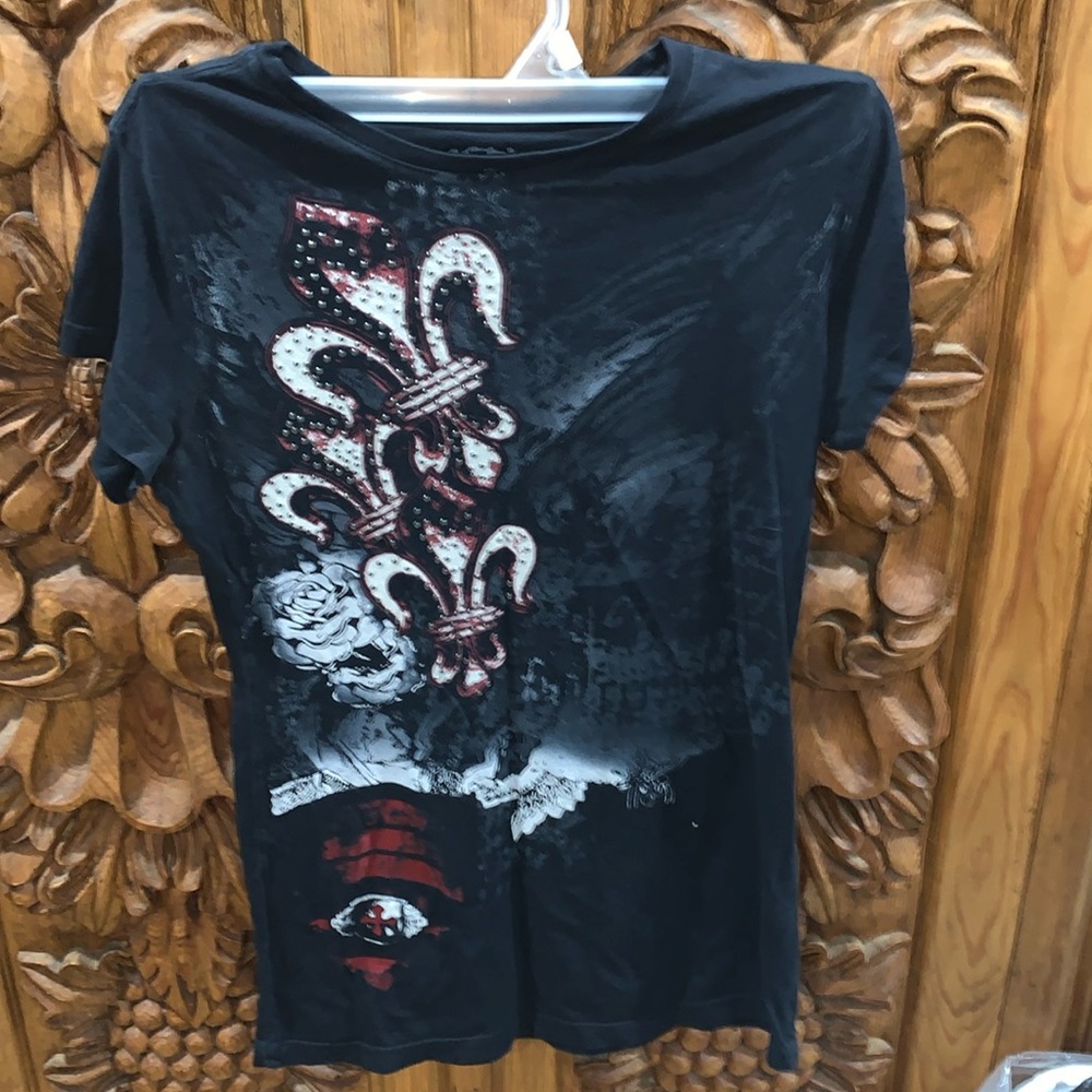 EUC Sanctify medium slim fit tee shirt in black
